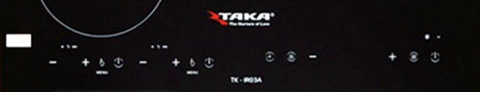 Bếp 02 điện từ - 01 hồng ngoại Taka TK-IR3A - Hệ điều khiển