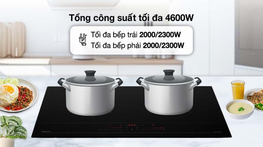 Công suất mạnh mẽ, nấu ăn nhanh
