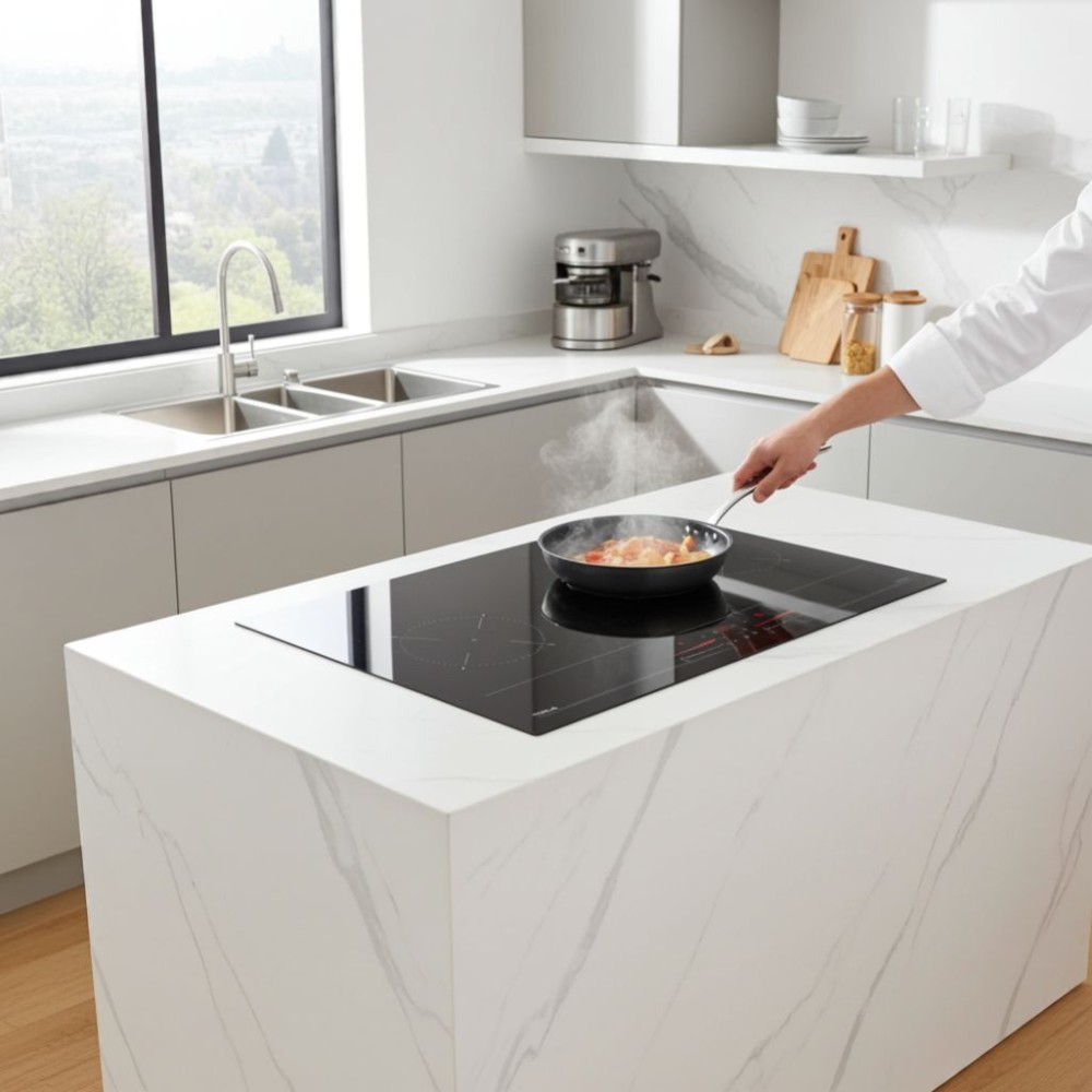 Bếp được trang bị nhiều tính năng tông minh, đảm bảo an toàn cho người dùng