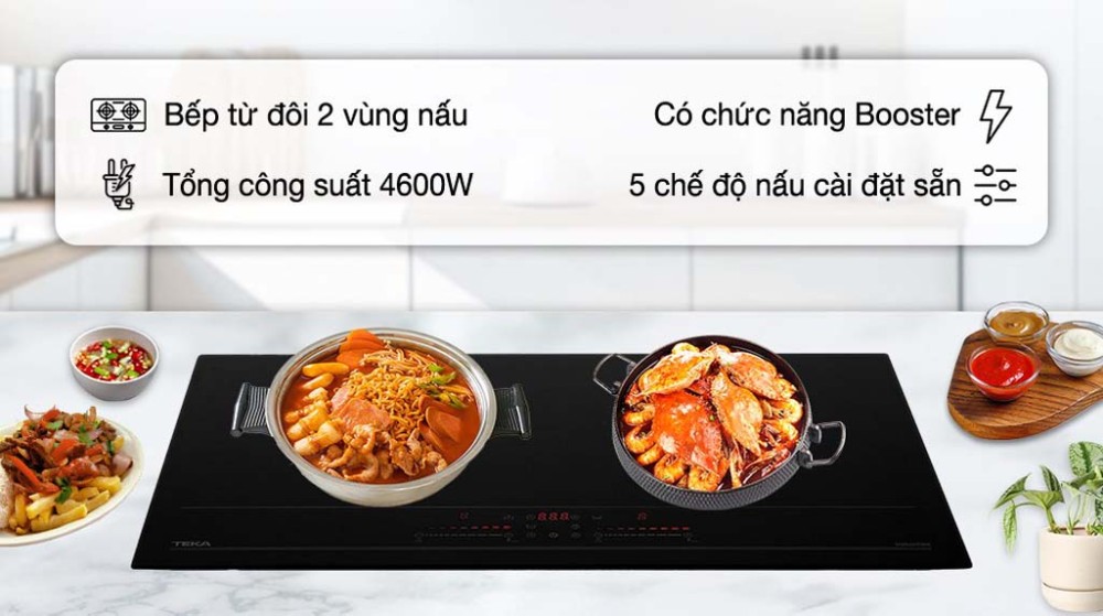 Bếp điện từ đôi Teka IBC 7320D