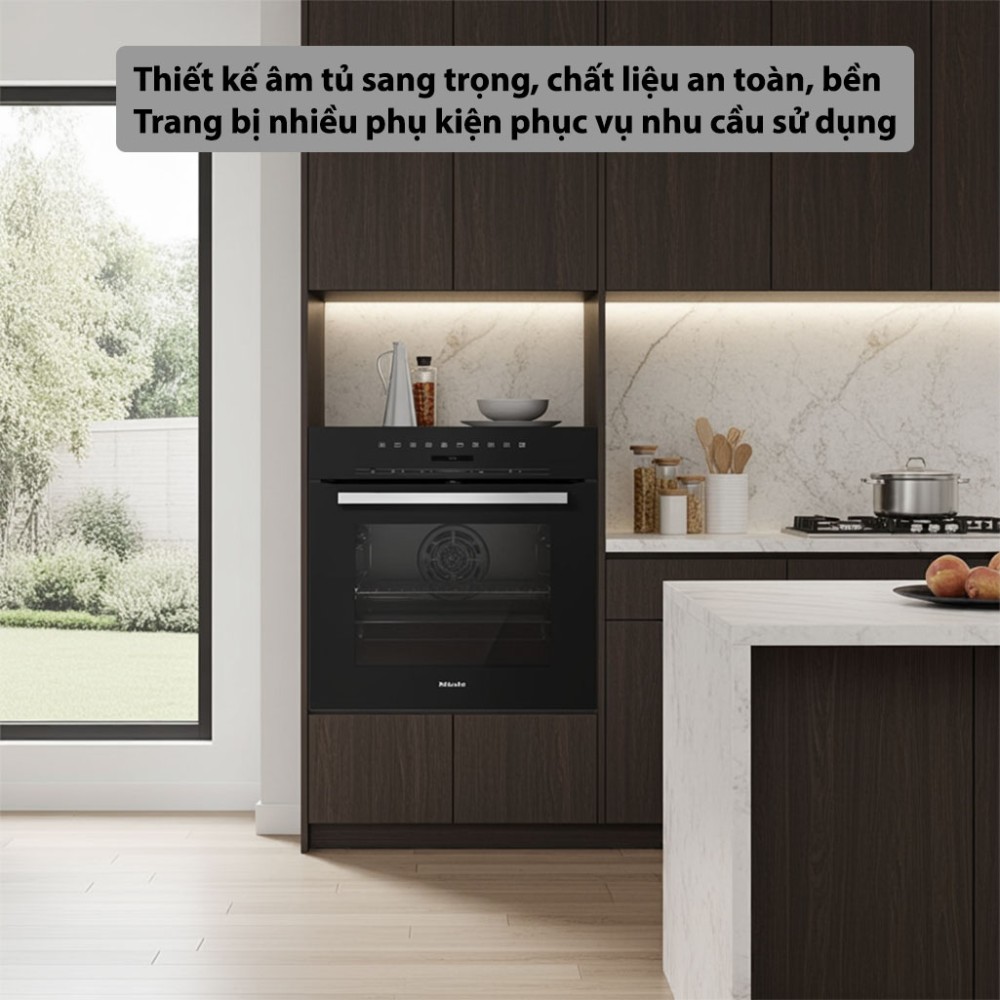 Lò nướng kèm hấp Miele DGC-7151 thiết kế sang trọng chất liệu bền bỉ
