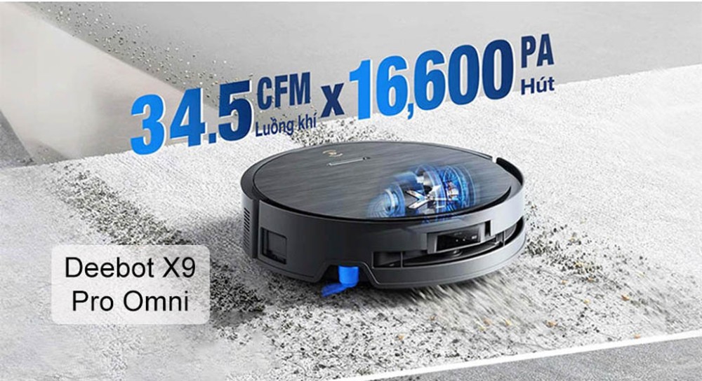 Hiệu suất làm sạch mạnh mẽ , hút bụi và lau nhà chuyên sâu