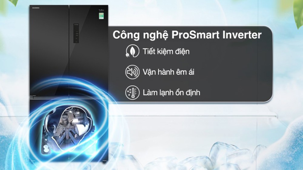Công nghệ ProSmart Inverter vận hành êm ái, tiết kiệm điện năng