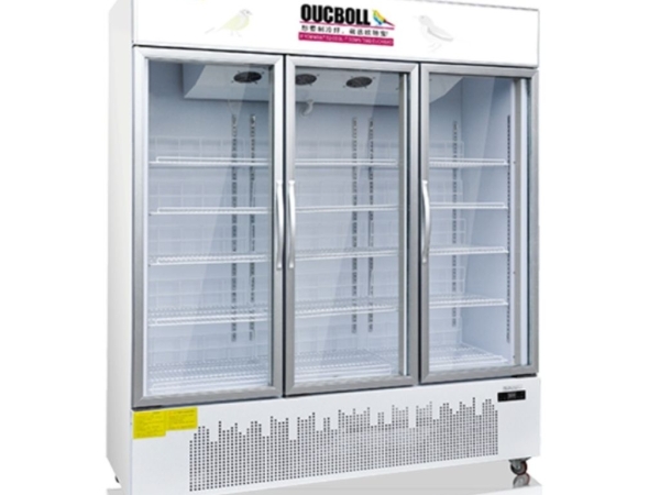 Tủ đông trưng bày 3 cánh kính Oucboll LD-1600F - Hàng chính hãng