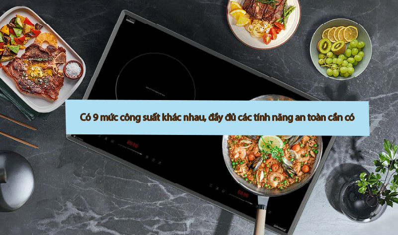 Bếp từ 2 vùng nấu GrandX GX IH 689SE - Hàng chính hãng