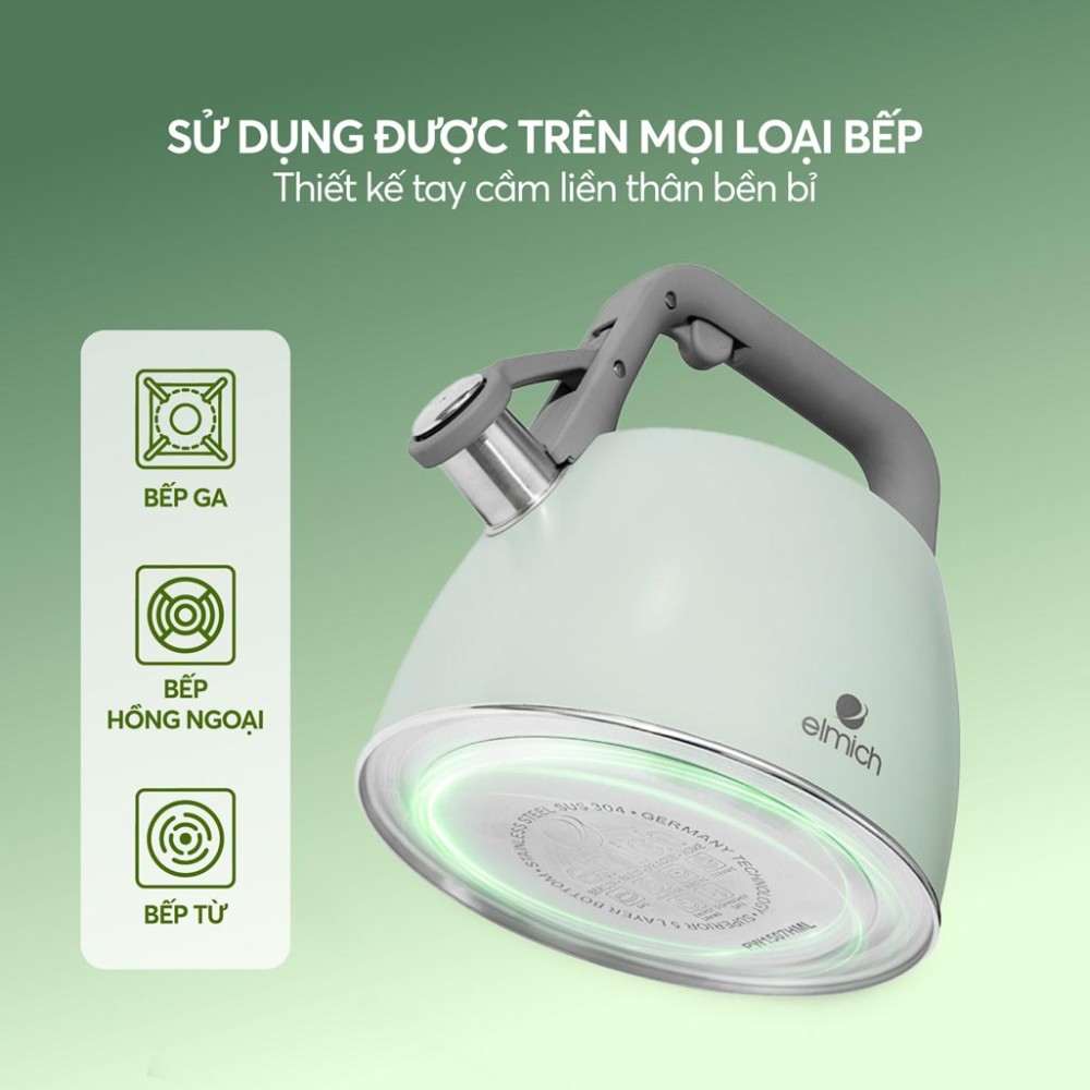 Ấm đun nước Elmich 2.5L EL8279 - Hàng chính hãng