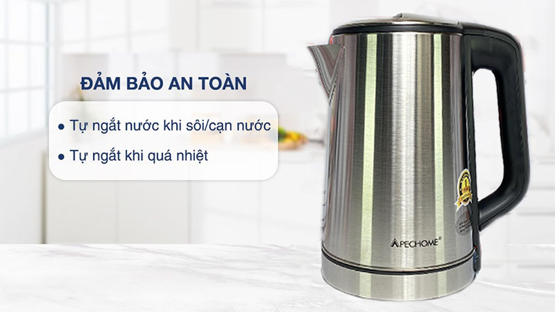 Tính năng an toàn của Ấm siêu tốc Apechome APH-ST06