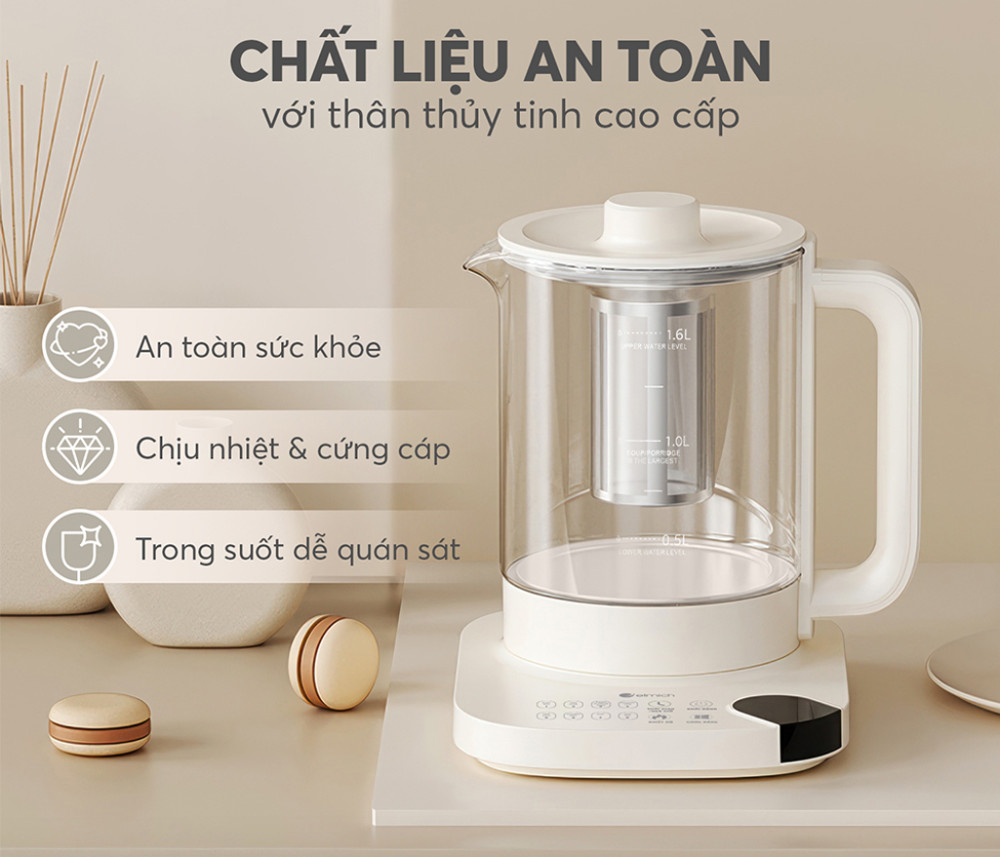  Chất liệu cao cấp, an toàn cho sức khỏe