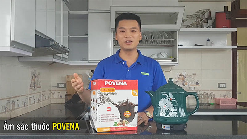 Ấm sắc thuốc điện Povena PVN-8535