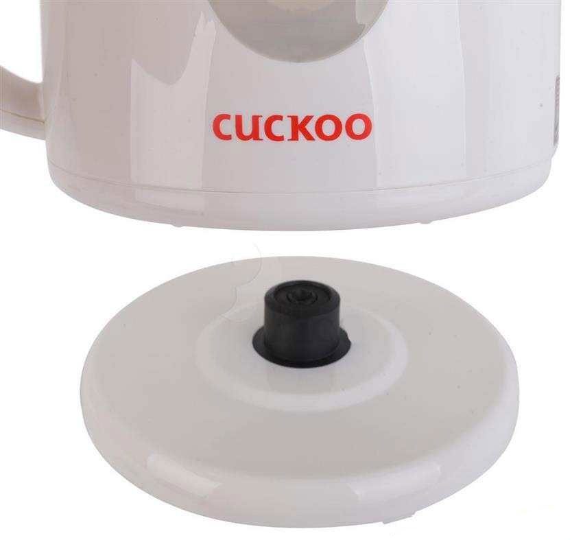 Ấm siêu tốc Cuckoo CK-121W với thiết kế đế xoay tiếp điện hiện đại