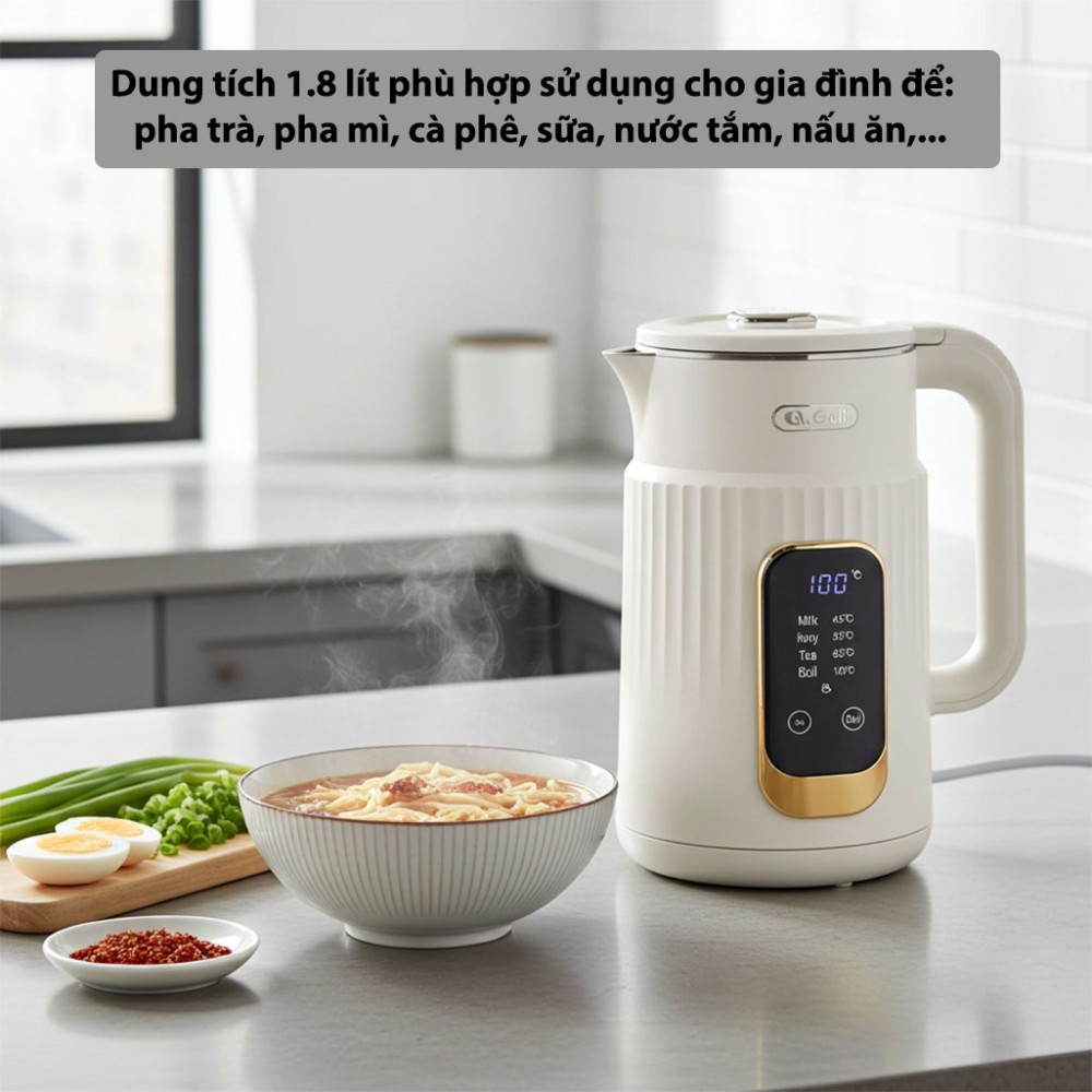 Ấm siêu tốc giữ ấm Gali GL-18A4 - Hàng chính hãng