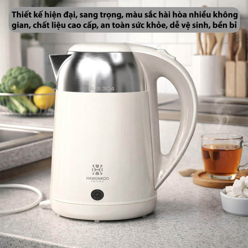 Ấm siêu tốc Hawonkoo SEOUL KEH-181 - Hàng chính hãng