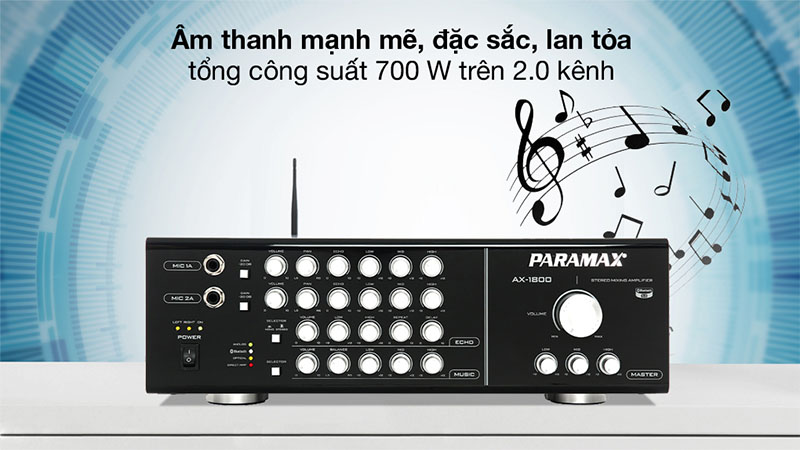 Amply karaoke Paramax AX-1800 - Hàng chính hãng