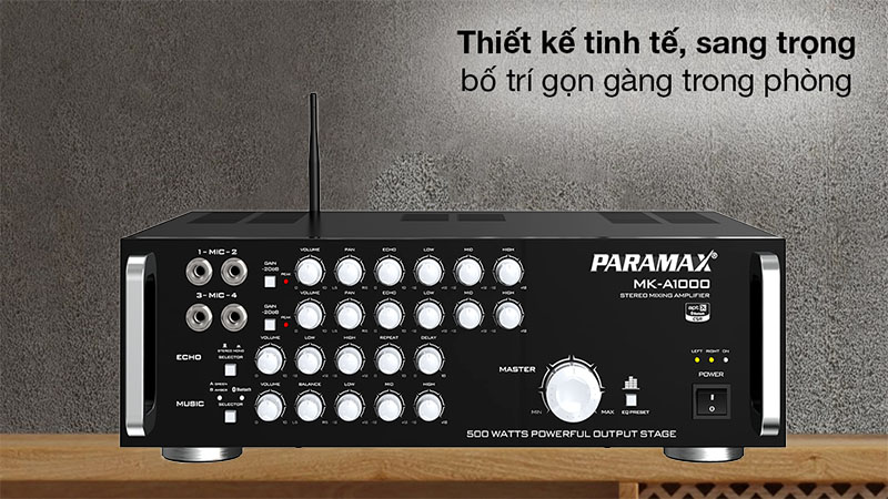 Amply karaoke Paramax MK-A1000 - Hàng chính hãng