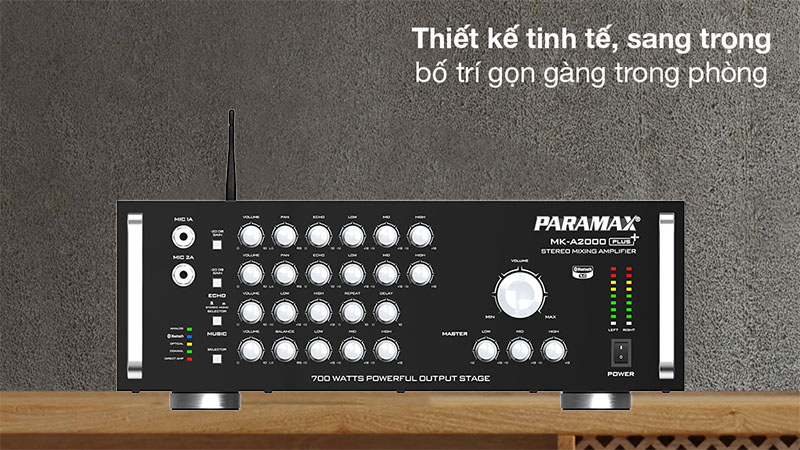 Amply karaoke Paramax MK-A2000 PLUS - Hàng chính hãng