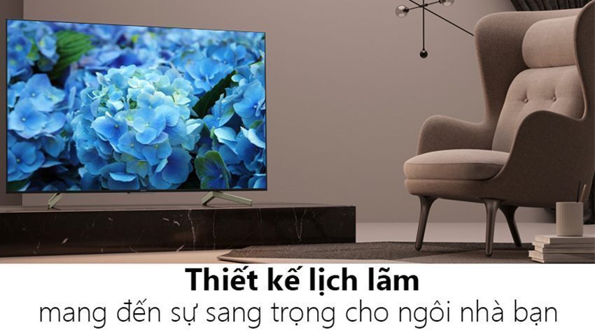 Thiết kế của android Tivi Sony KD-75X8500F