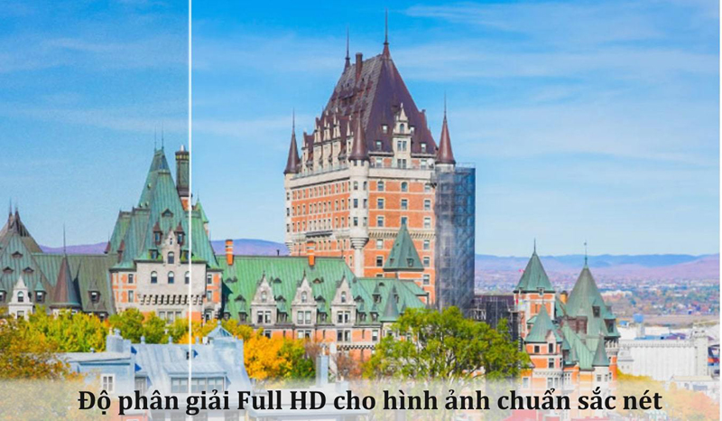 Độ phân giải Full HD, màu sắc ấn tượng, sống động