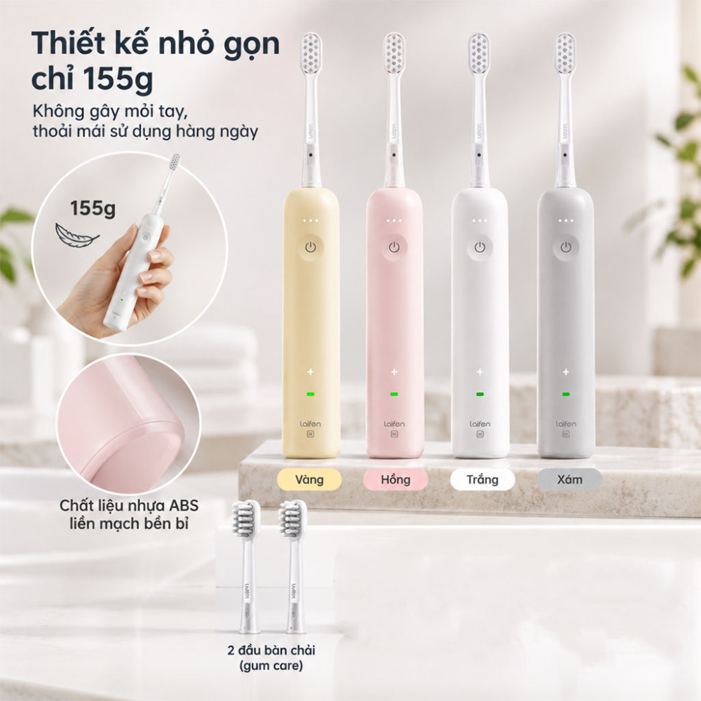 Bàn chải điện Laifen Wave SE (LFTB01 SE) - Hàng chính hãng