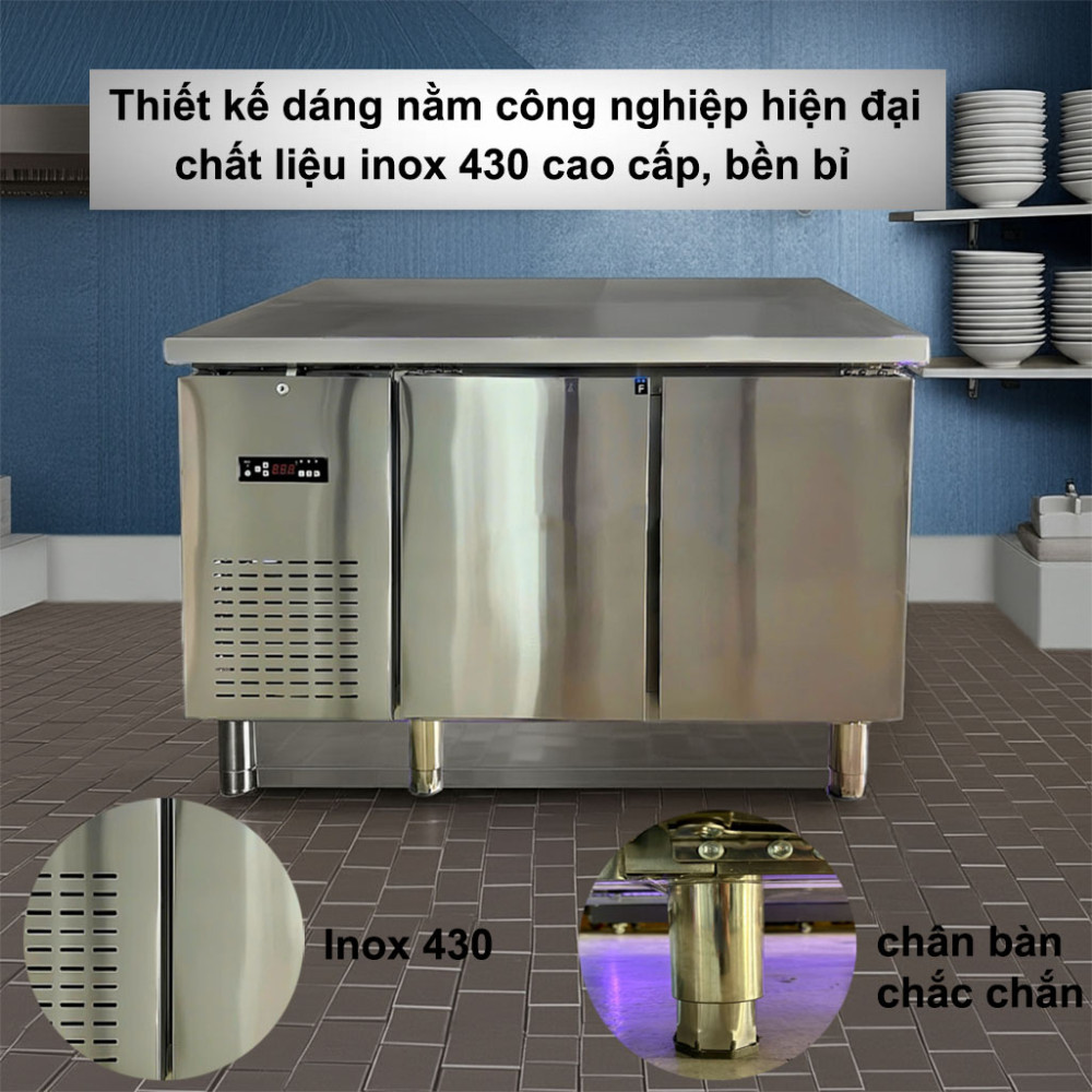 Bàn đông công nghiệp 1.2M Lightcool BL-1500 208L Thiết kế hiện đại, chất liệu cao cấp