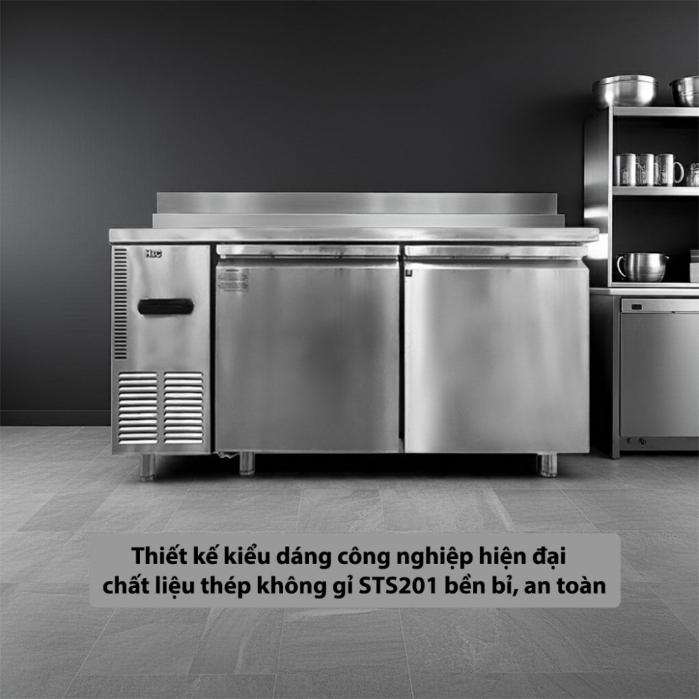 Bàn đông công nghiệp H&C CZB0.25L2DF thiết kế dáng công nghiệp hiện đại, chất liệu bền bỉ