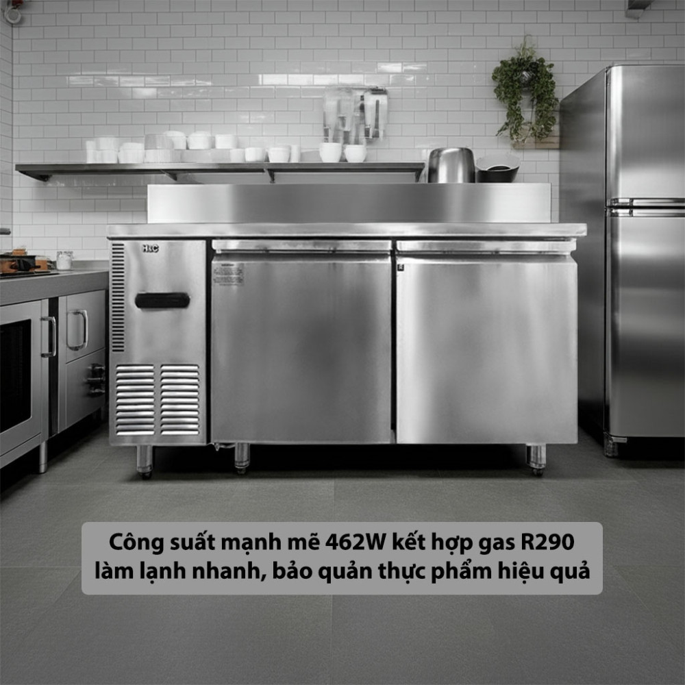 Bàn đông công nghiệp H&C CZB0.25L2DF công suất mạnh mẽ làm lạnh nhanh và sâu