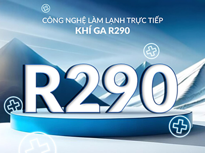 Tủ sử dụng gas làm lạnh R290A kết hợp cùng công nghệ làm lạnh trực tiếp đưa hơi lạnh tỏa đều khắp tủ