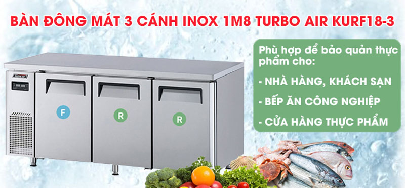 Dung tích 465L, thích hợp cho mục đích kinh doanh