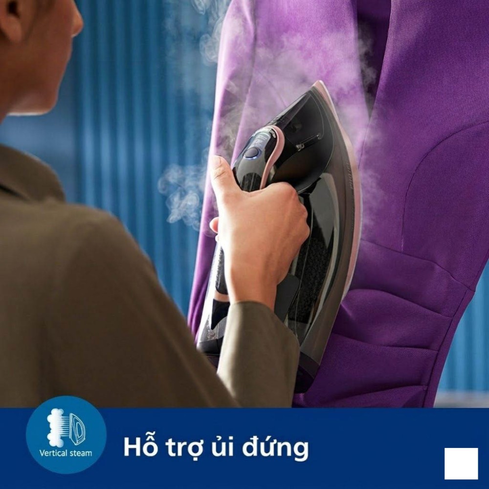 Bàn là hơi nước Philips Azur 8000 DST8050/20 3000W - Hàng chính hãng