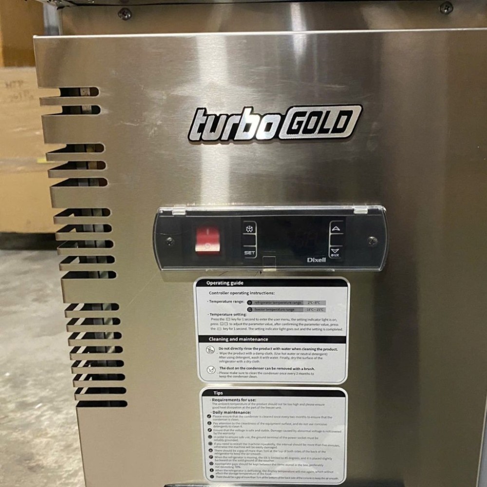 Bàn mát 2 cánh inox Turbo Gold TG-12UC - Hàng chính hãng