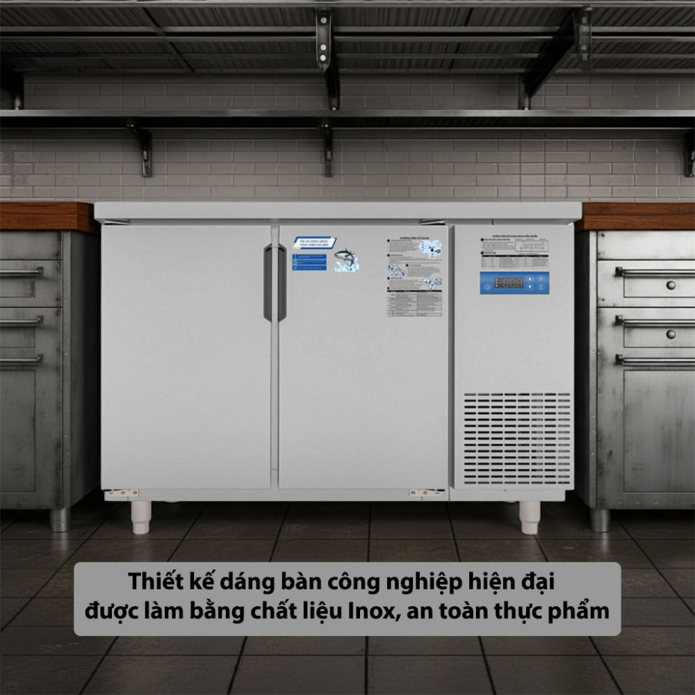 Bàn mát công nghiệp Yubann YB-F12IN thiết kế hiện đại, chất liệu cao cấp, bền bỉ