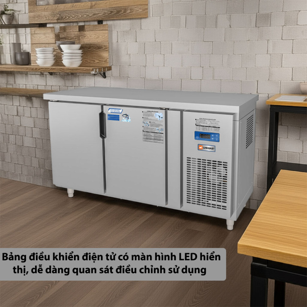 Bàn mát công nghiệp Yubann YB-F15IN bảng điều khiển điện tử dễ dàng sử dụng