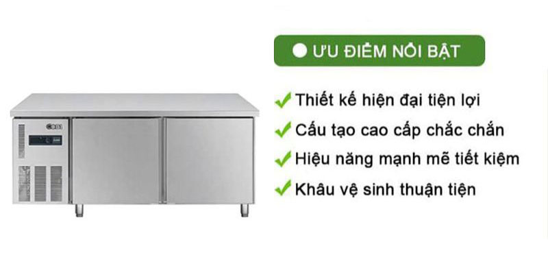 Tính năng nổi bật của bàn mát inox công nghiệp Starion SR-T18EIEA