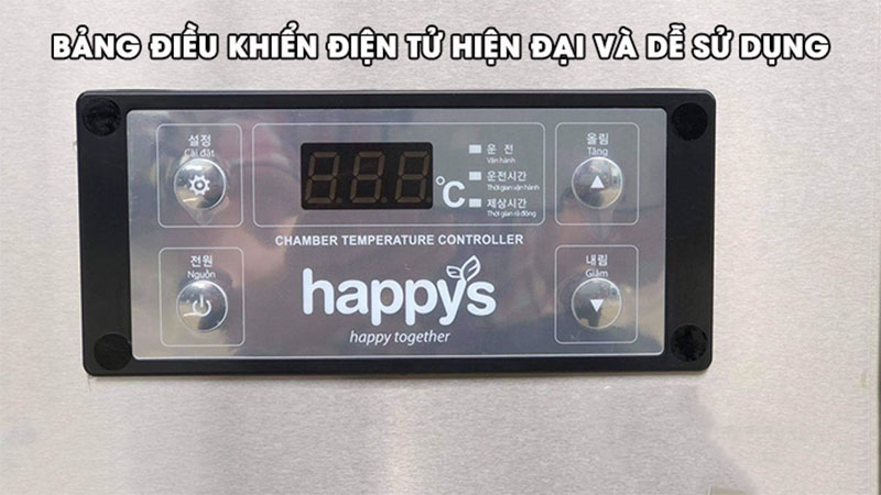 Bàn mát inox cánh kính Happys HWA-1800TRG