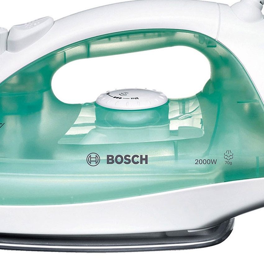 Tay cầm và núm vặn tiện lợi của bàn ủi hơi nước Bosch TDA2301GB