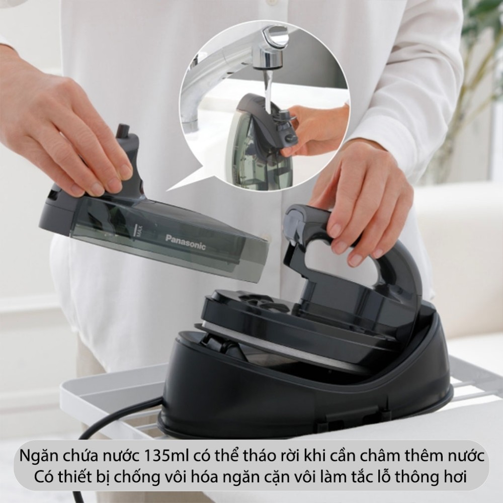 Bàn ủi hơi nước Panasonic NI-WL55KRA - Hàng chính hãng