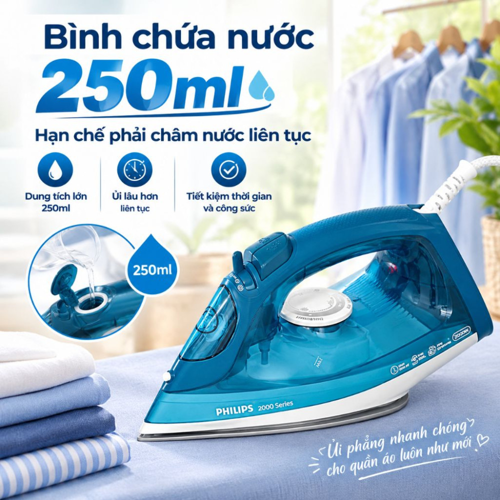 Bàn ủi hơi nước Philips DST2030/90 - Hàng chính hãng