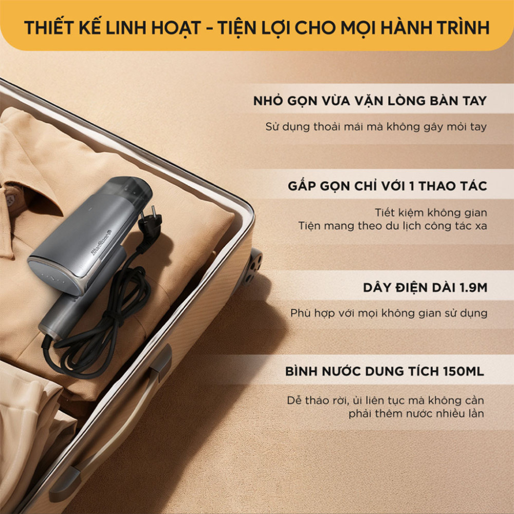 Bàn ủi hơi nước cầm tay Bluestone GSB-4018 - Hàng chính hãng