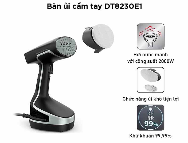 Bàn ủi hơi nước cầm tay Tefal DT8230E1 