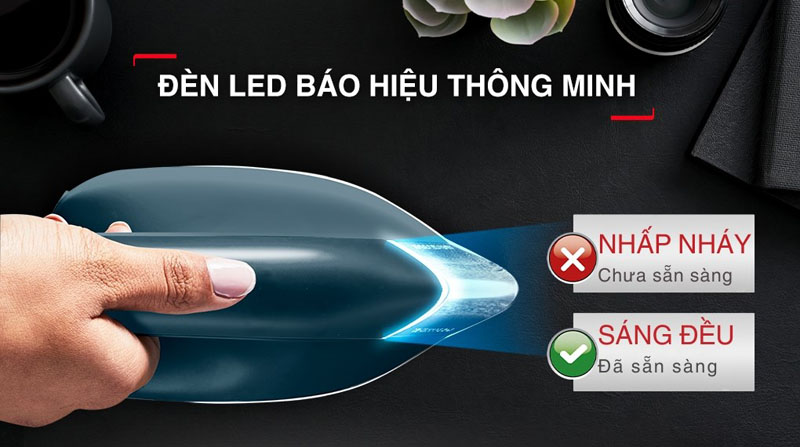 Đèn báo thông minh cho bạn biết chế độ hoạt đông của máy