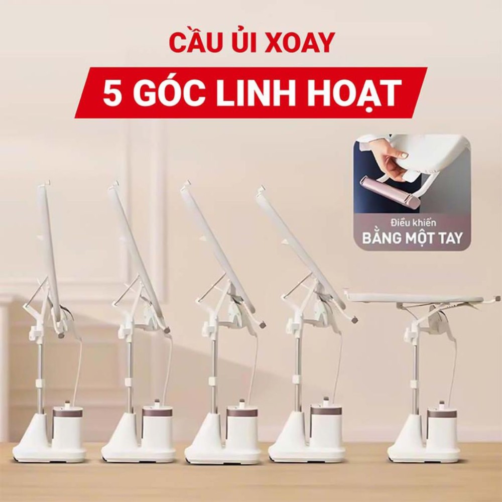 Bàn ủi hơi nước đứng Tefal QT1811E0 - Hàng chính hãng
