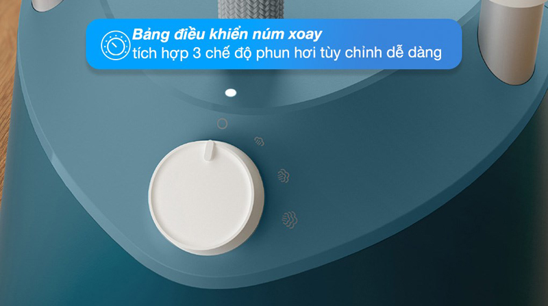 Điều khiển núm xoay dễ dàng sử dụng, có 3 chế độ phun