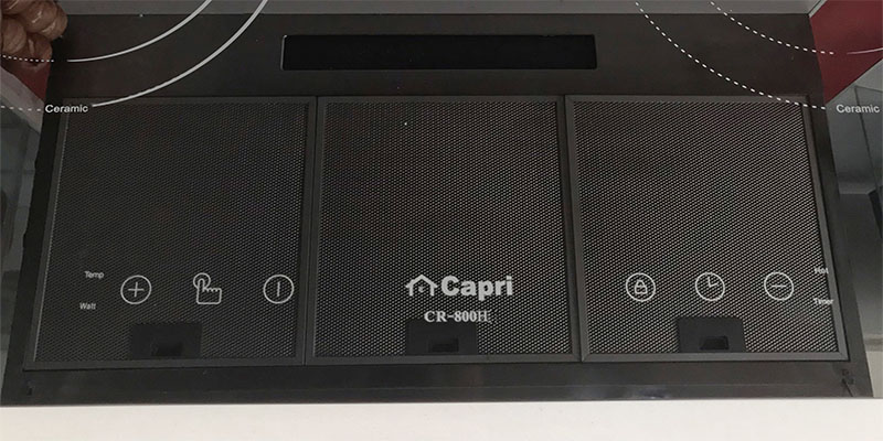 Bảng điều khiển của Bếp hồng ngoại đôi Capri CR-800H