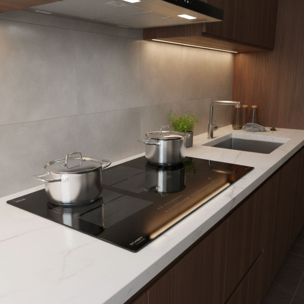 Bếp 3 hồng ngoại điện từ Canzy CZ 032T - Hàng chính hãng