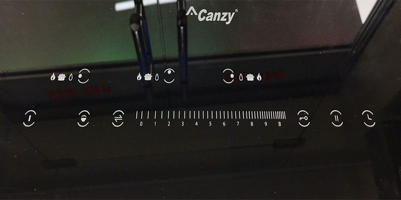 Bảng điều khiển của Bếp ba điện từ Canzy CZ-TL67HA 