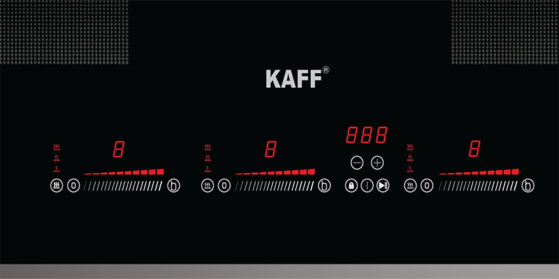 Bảng điều khiển của Bếp ba điện từ Kaff KF-IH6003II