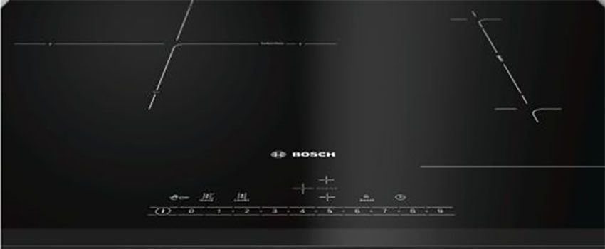 Bảng điều khiển của Bếp ba điện từ âm Bosch PVJ611FB5E