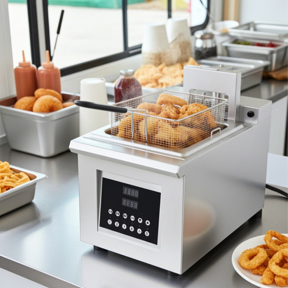 Bếp chiên nhúng điện đơn CVSA YTDZL-1S - Hàng chính hãng