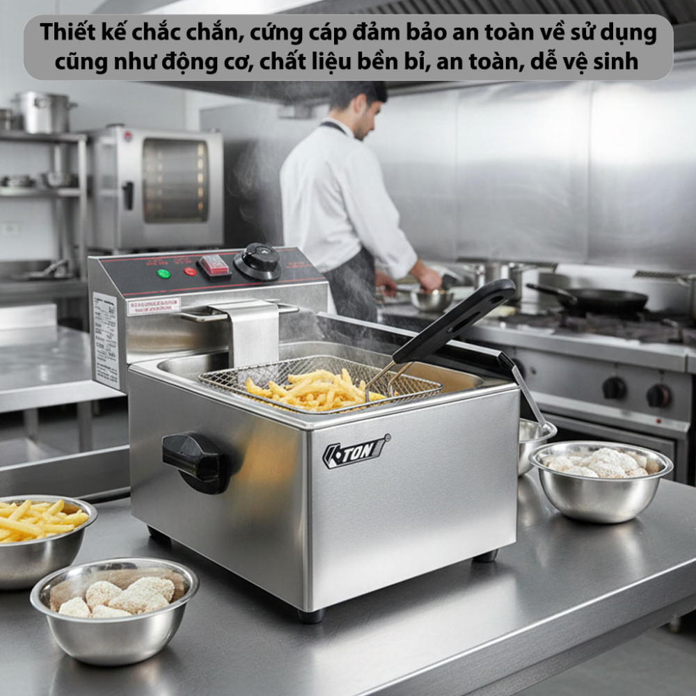 Bếp chiên nhúng đơn Eton ET-ZL1-6L - Hàng chính hãng