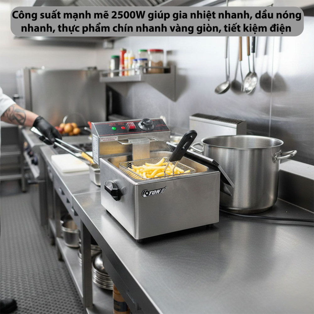 Bếp chiên nhúng đơn Eton ET-ZL1-6L - Hàng chính hãng