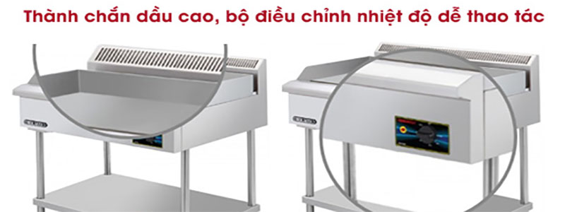 Thiết kế của Bếp chiên phẳng công nghiệp Berjaya EG5250FS-17